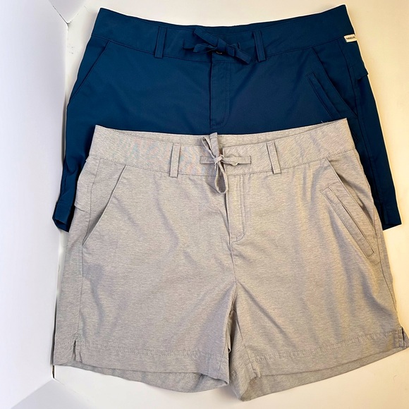 Magellan Outdoors Pants - Two Pair Magellan Outdoors Women's Shorts Grey & Navy Ladies L